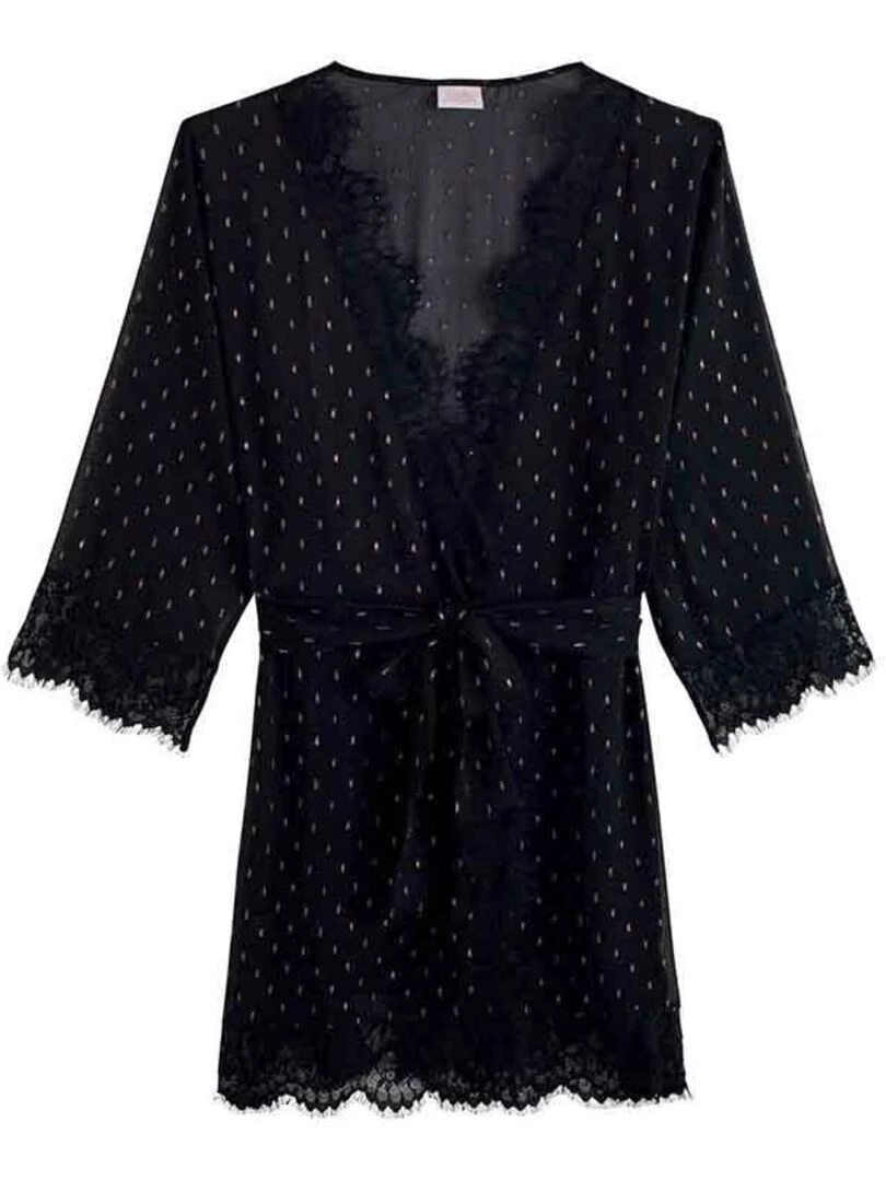 Kimono INCOMPARABLE   Brigitte Bardot Lingerie   Noir