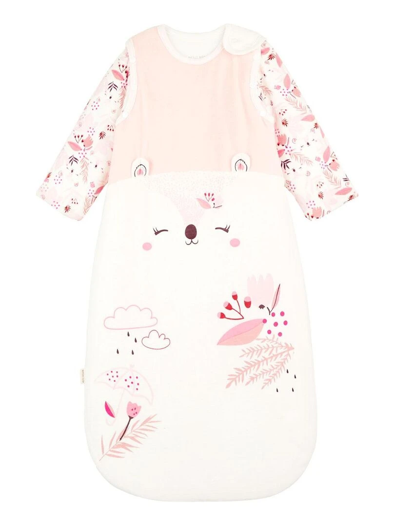 Gigoteuse d'hiver en velours avec manches amovibles Alysse Rose