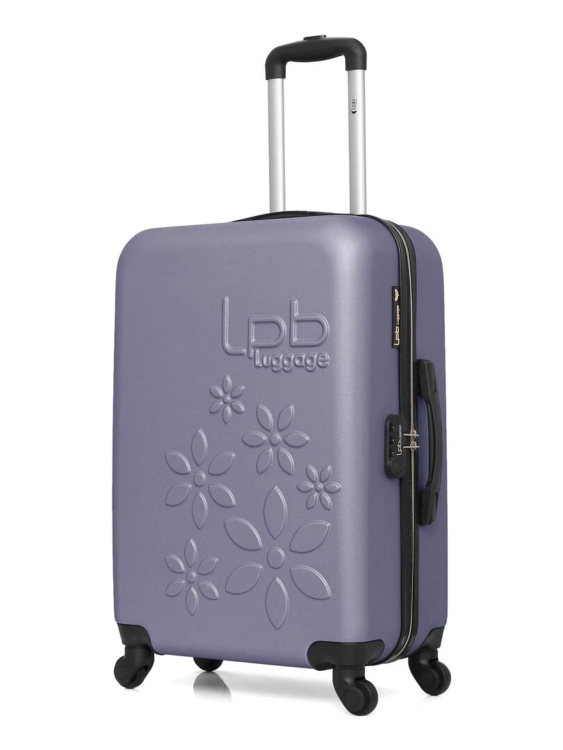 LPB LUGGAGE VALISE WEEKEND ABS ELEONOR 4 ROUES 65 CM Violet