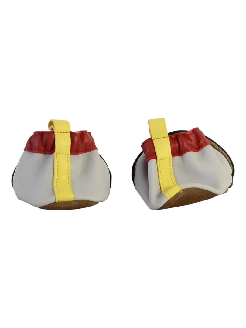 Coffret Chausson Cuir Bebe Robeez Fireman   Bleu