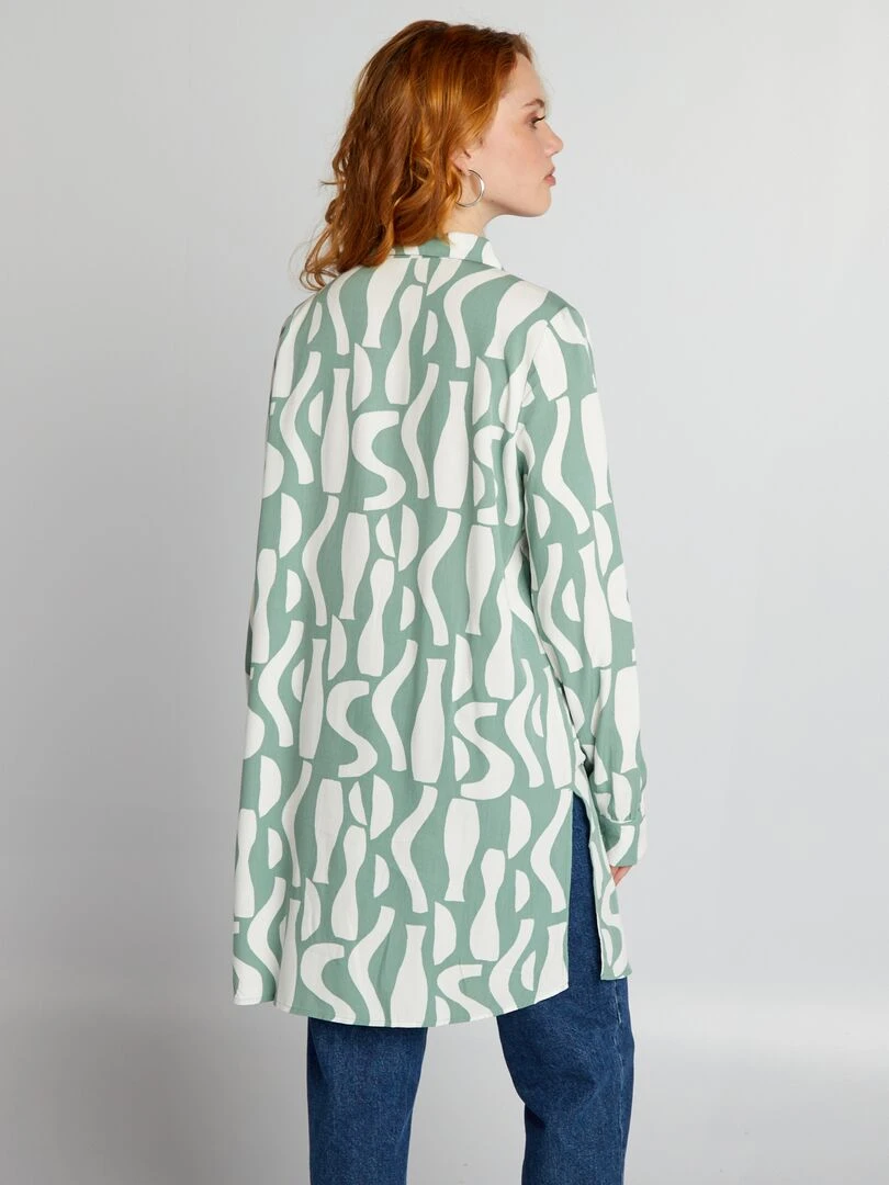 Chemisier long   Vert