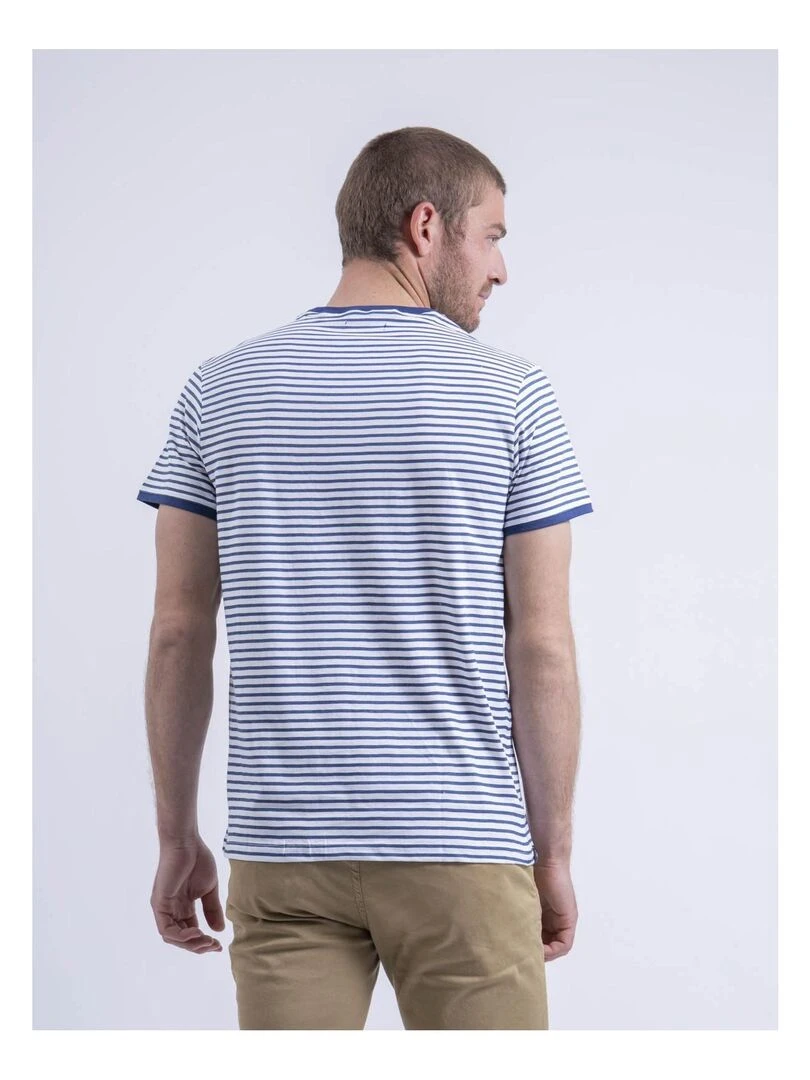 T shirt col rond NAPISINGE Bleu marine