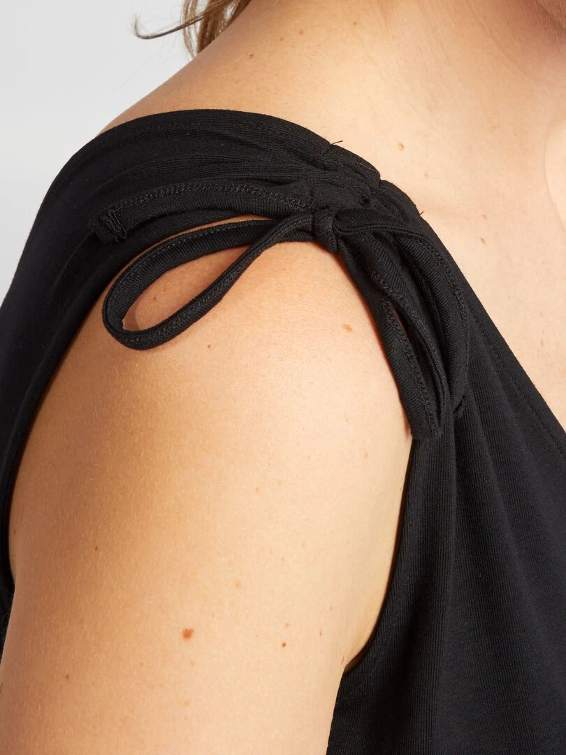Robe courte allaitement   noir