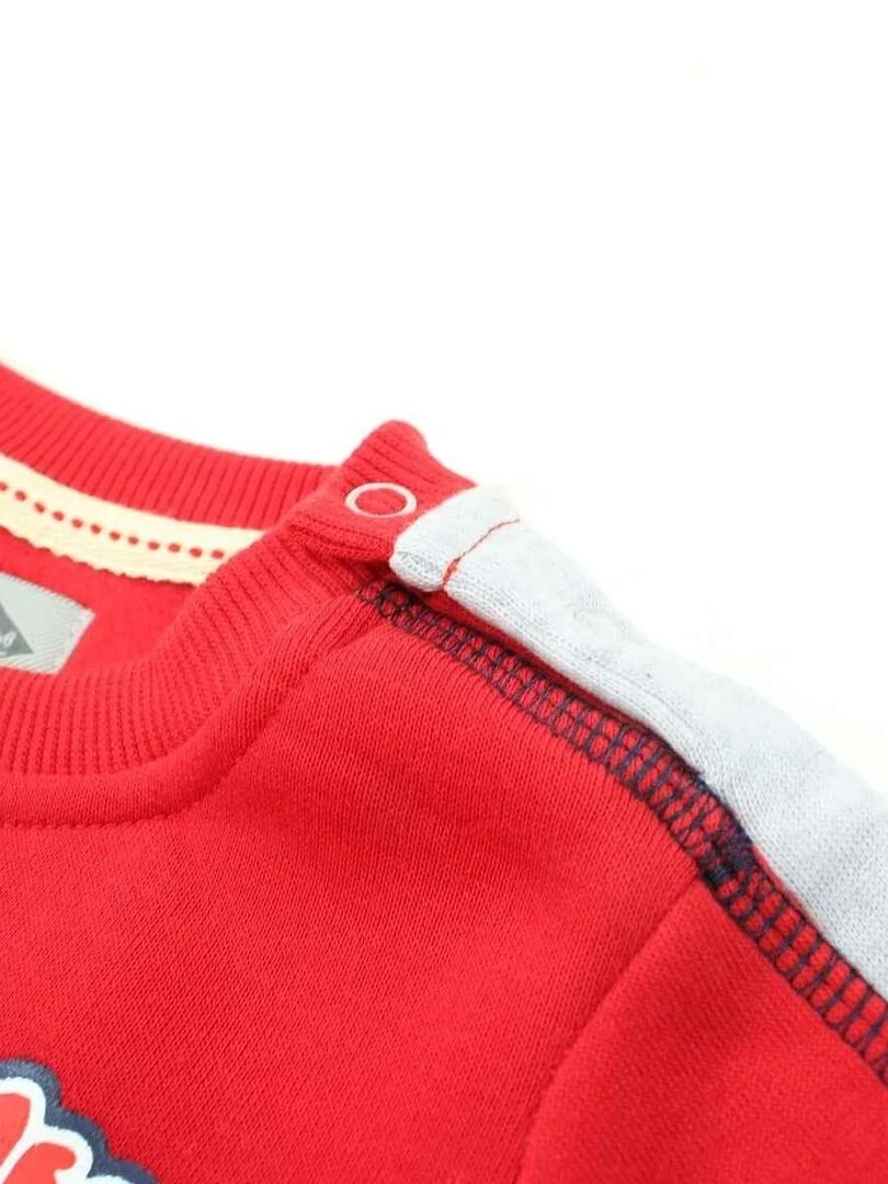 Lee Cooper   Ensemble Sweat pantalon bébé garçon Imprimé Lee Cooper   Rouge