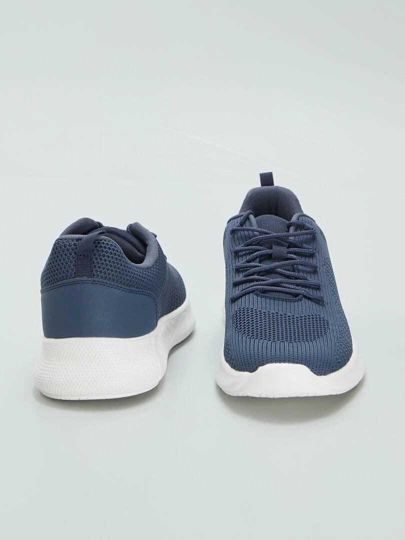 Baskets en mesh esprit running   Bleu marine