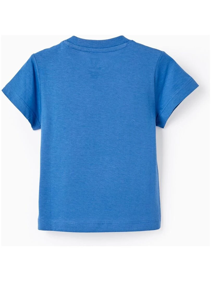 T shirt à manches courtes pour bébé garçon 'L'Art de Décopé' manches courtes MATISSE Bleu