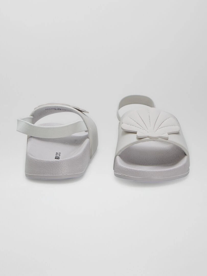 Claquettes de plage 'coquillage'   Parme