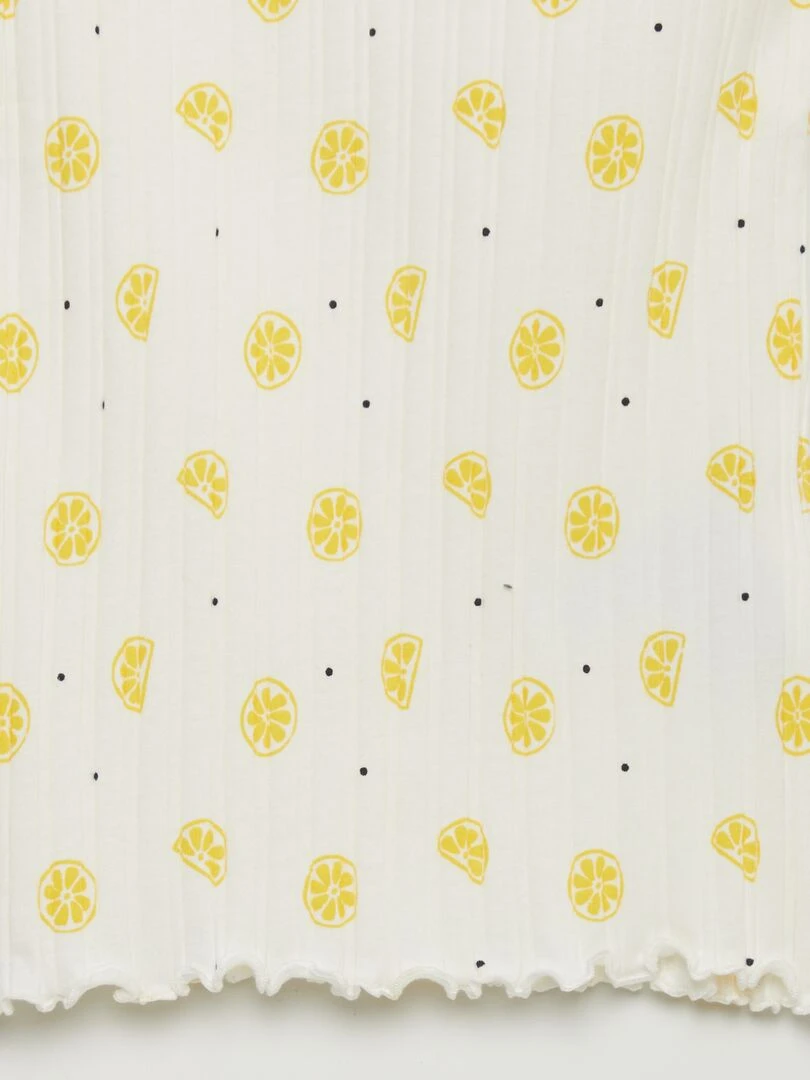 Débardeur à motif   Beige