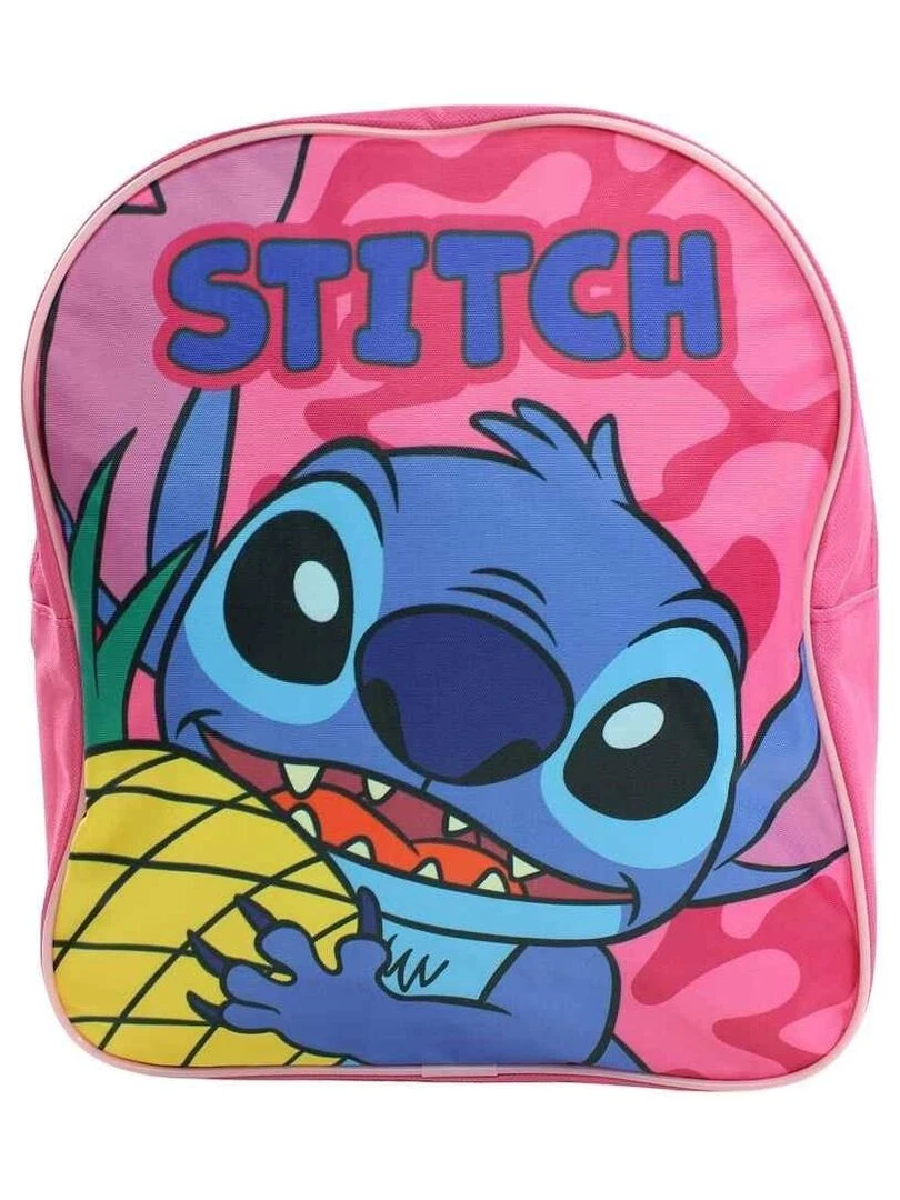 Disney Sac à dos fille imprimé Lilo Et Stitch 30x26x10 cm Rose
