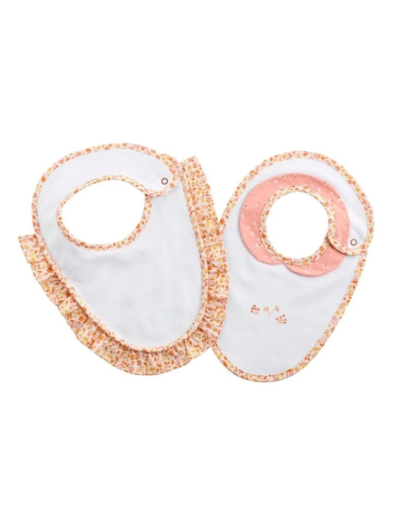 Bavoirs en coton blanc SAUTHON Blanc