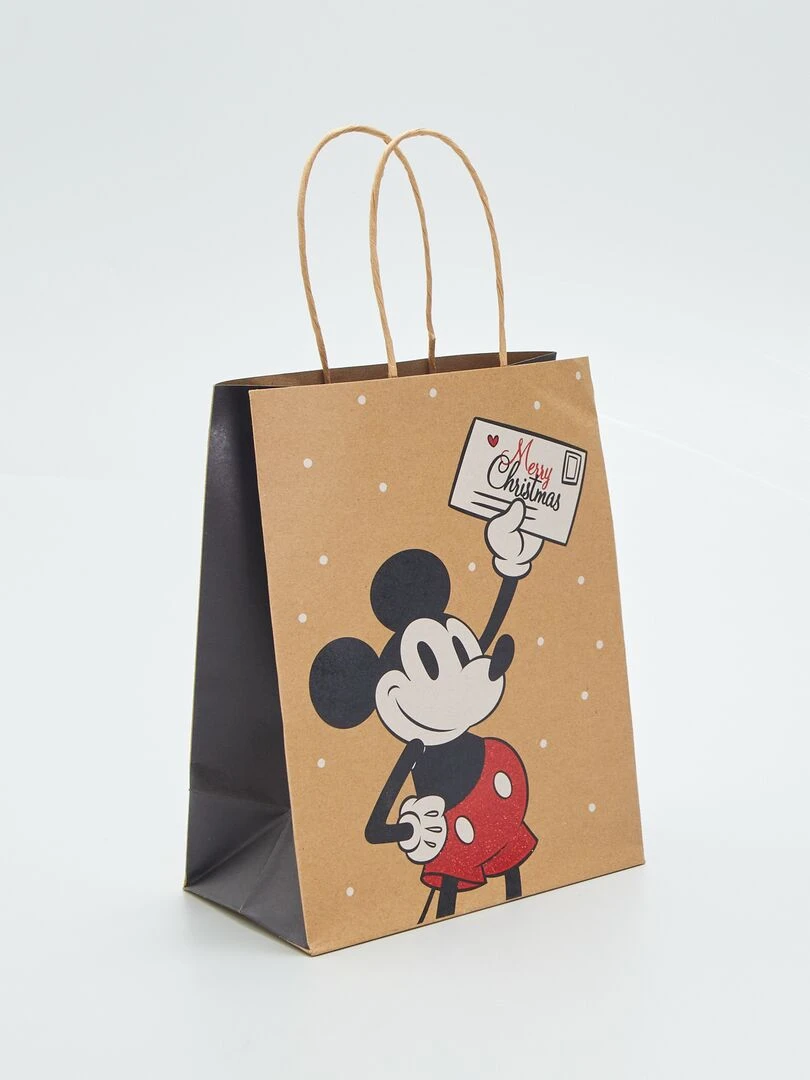 Sac cadeau de Noël 'Disney' Marron