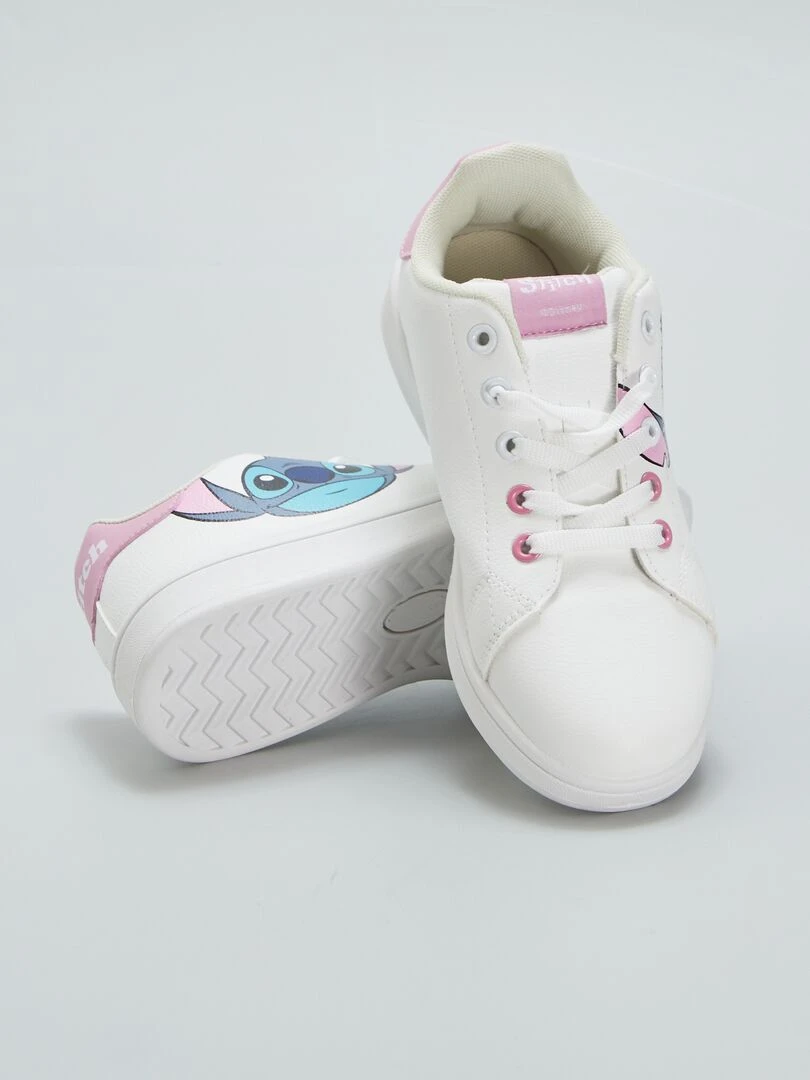 Baskets basses 'Stitch'   blanc