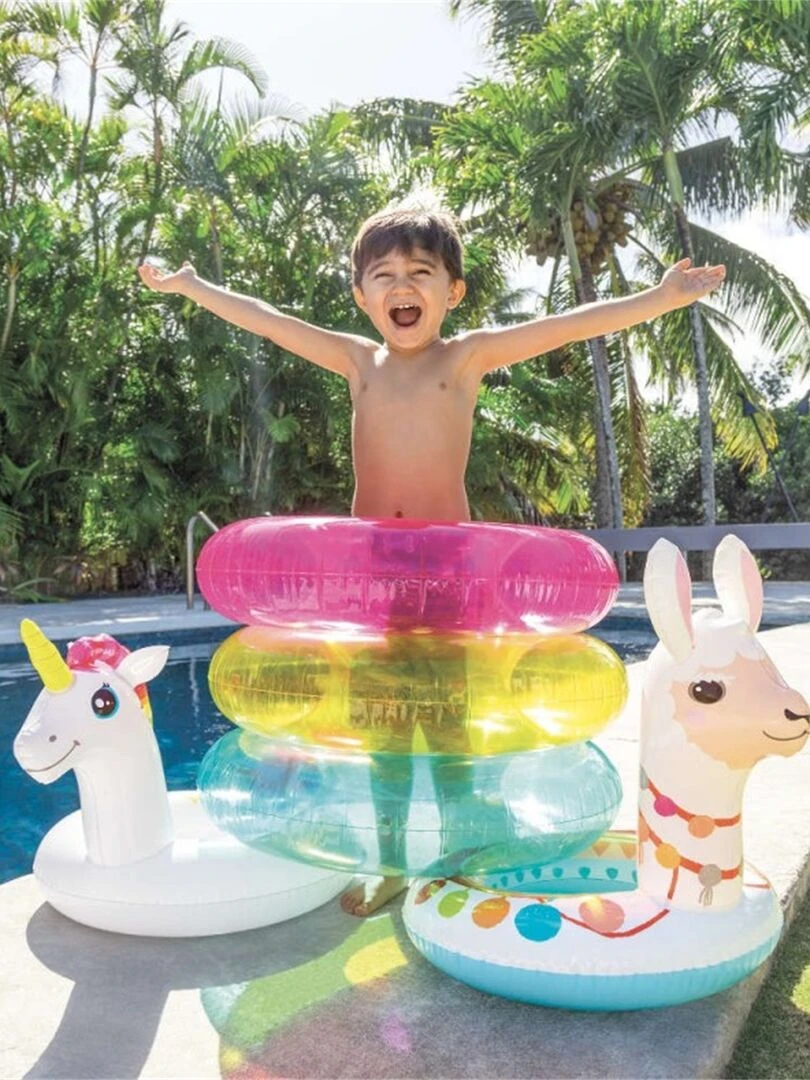 Jeux d'eau et de plage   Bouées Animal assorties   N/A