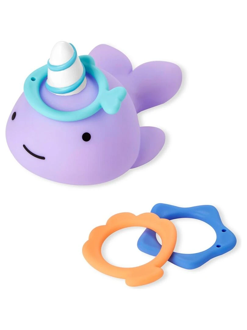 Jeu de bain Zoo lancer d'anneaux Violet