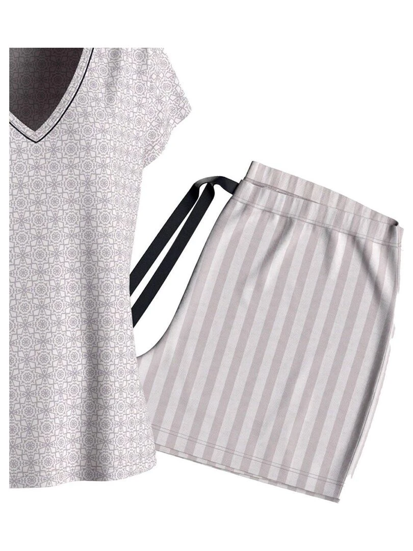 Ensemble pyjama Jewel en modal   Gris