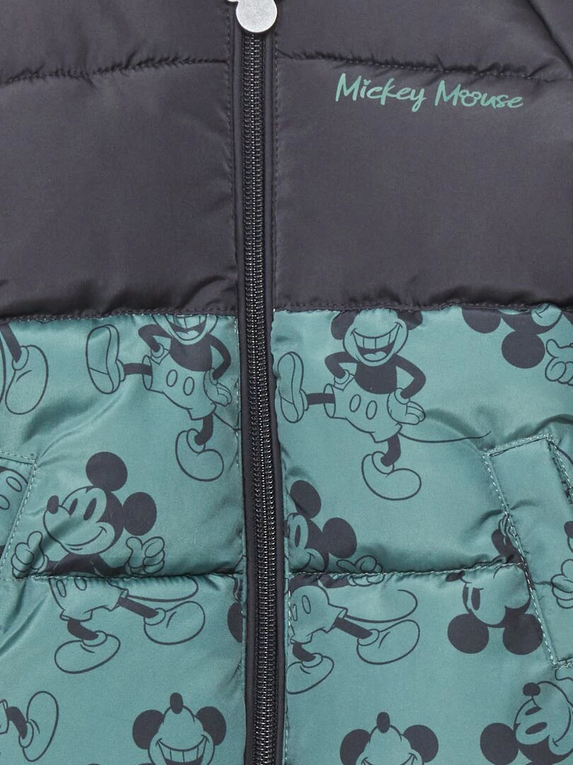 Doudoune à capuche 'Mickey'   Vert