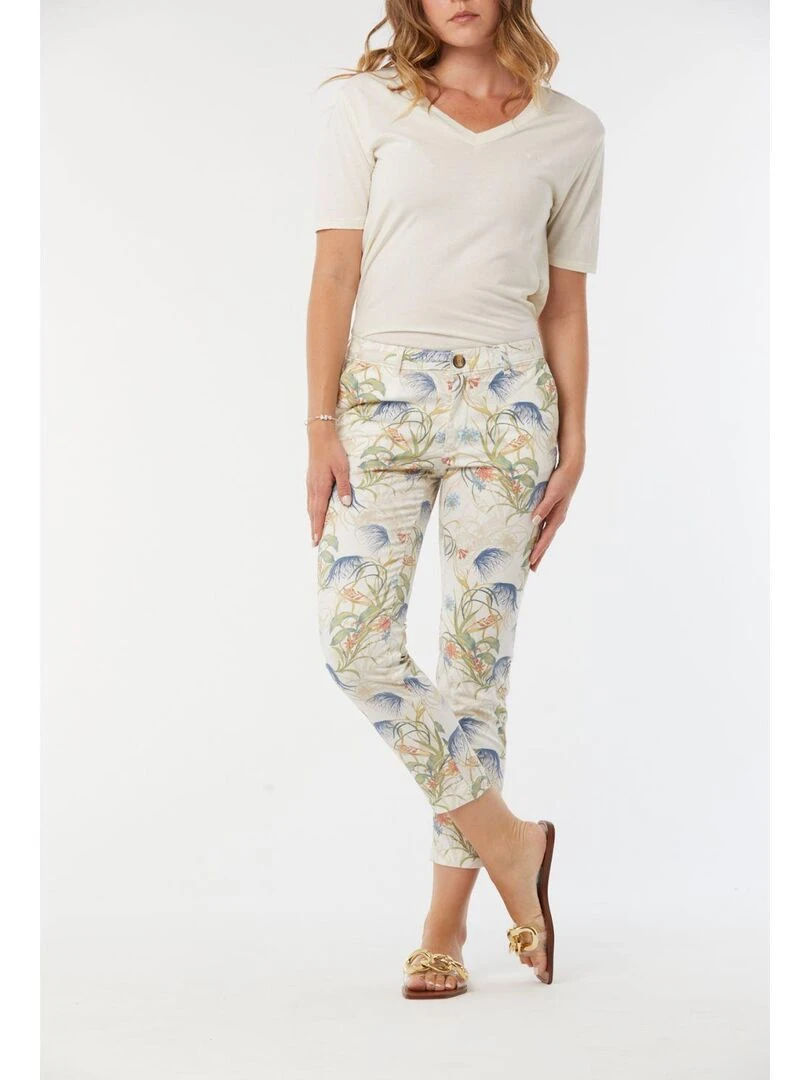 Lee Cooper Pantalon coton chino JEMILA Rose clair