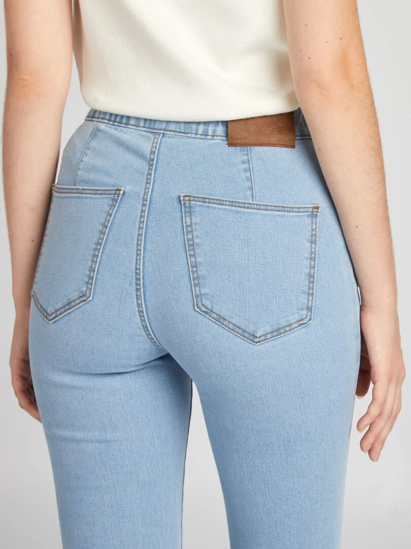 Jegging flare/bootcut stretch   Bleu