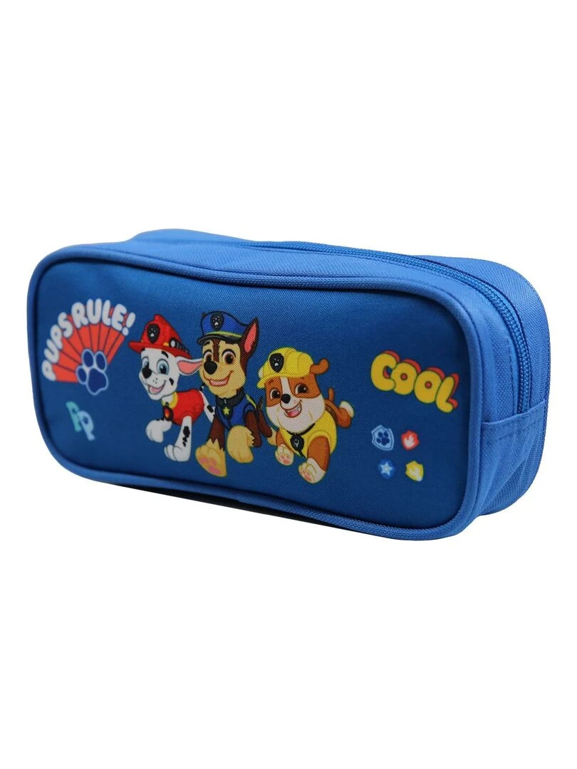 Trousse scolaire rectangulaire Pat'Patrouille Bleue Bagtrotter Bleu