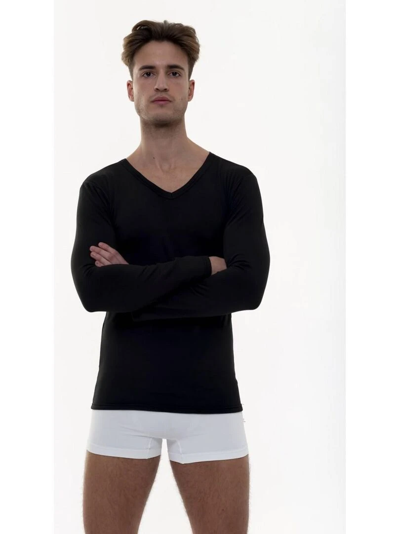Pack 3 T shirt thermique polaire Alaska Noir Noir