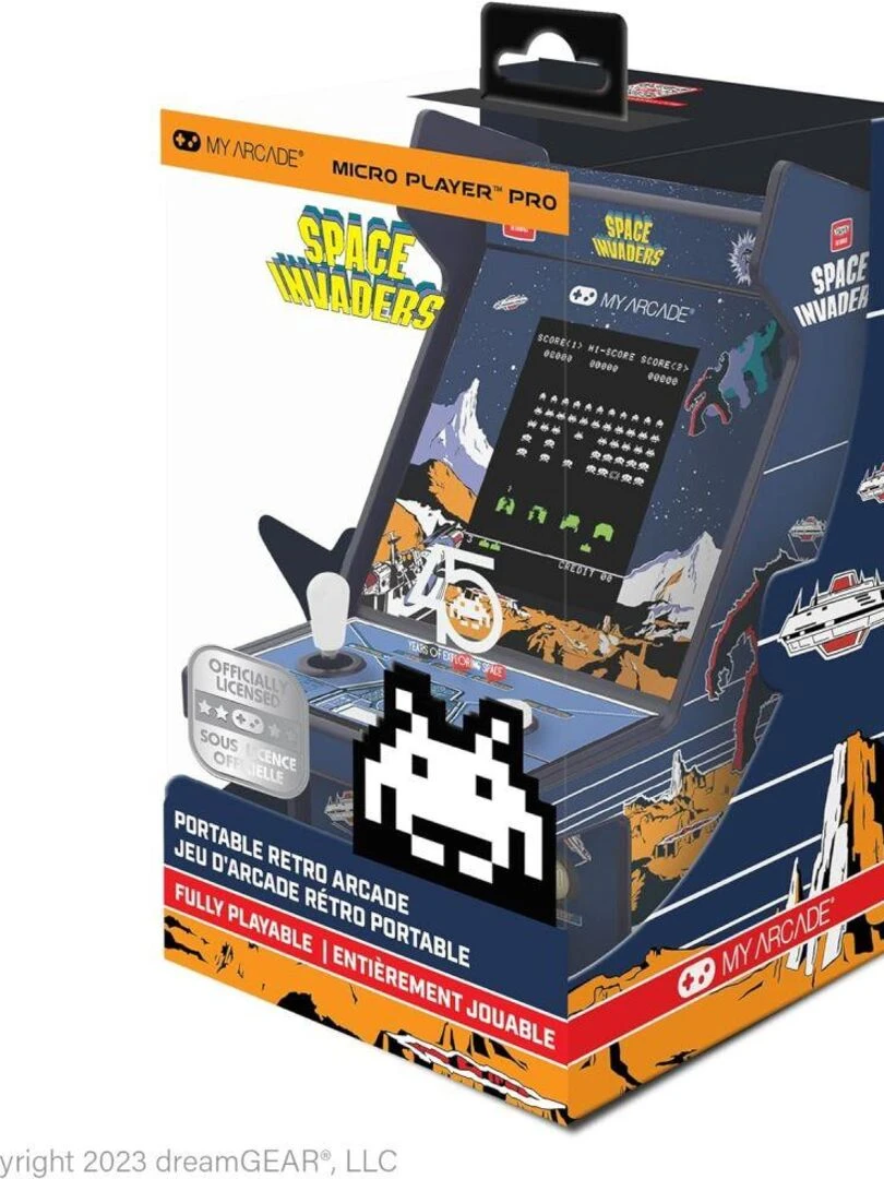 Micro Player SPACE INVADERS 2 Mini Borne PRO 6 7" My Arcade N/A