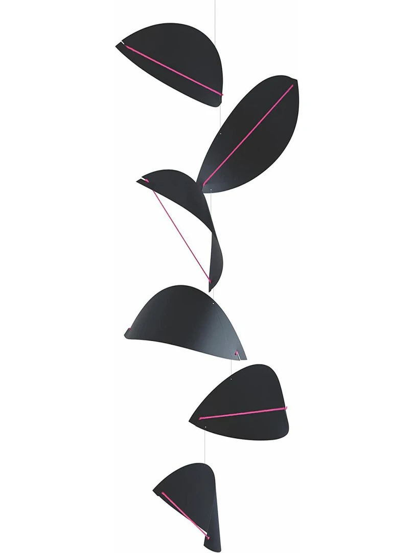 'flensted Mobiles' Cerf Volant Noir Rose