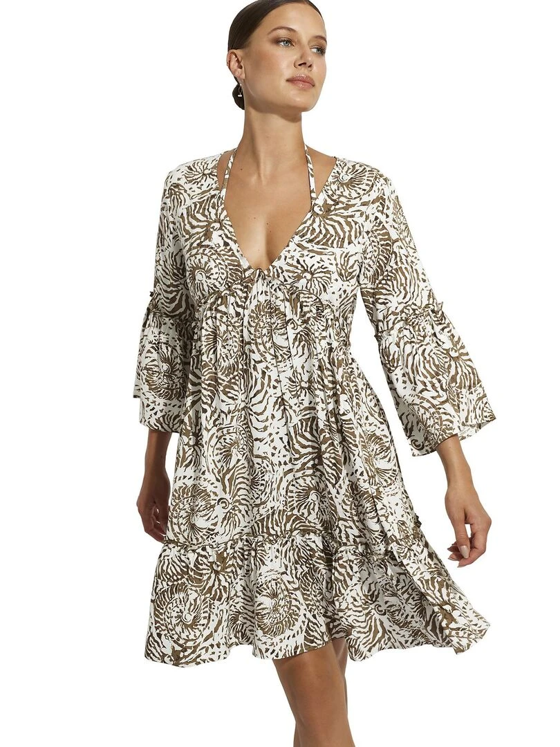 Robe de plage Malibu Blanc