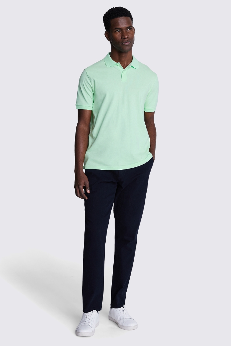 Apple Green Pique Polo Shirt Buy Online at Moss