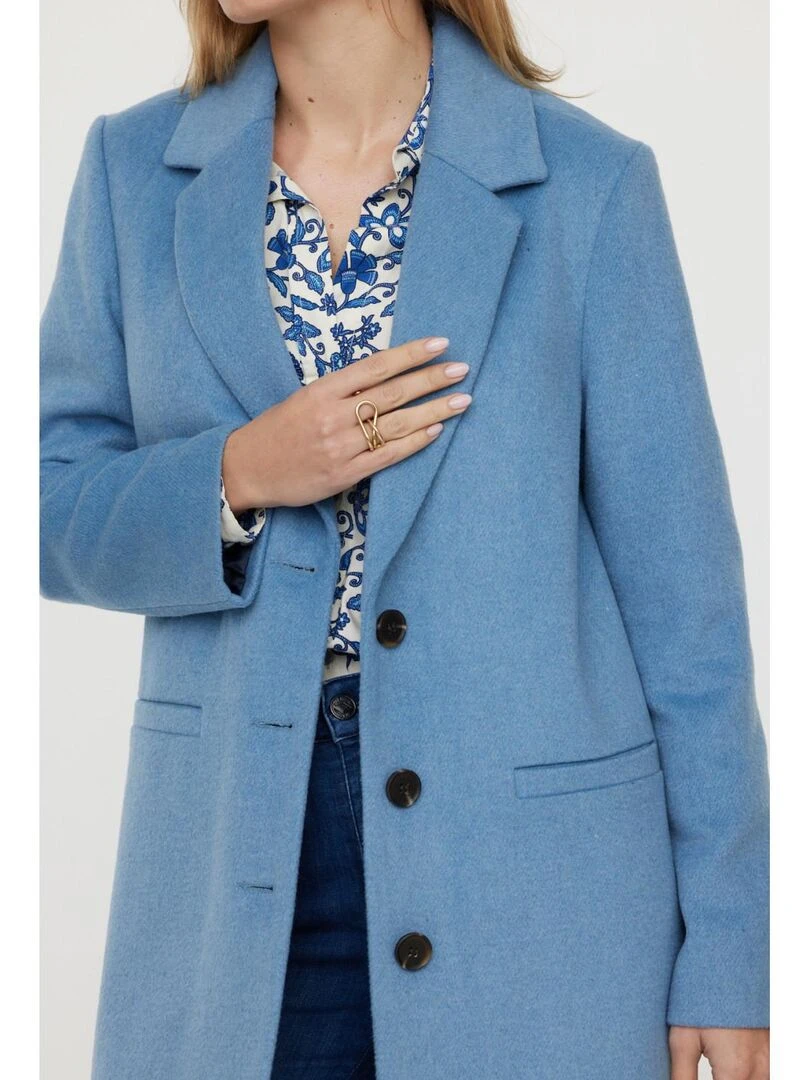 Lee Cooper   Manteau manches longues polyester regular FIDA   Gris Bleu