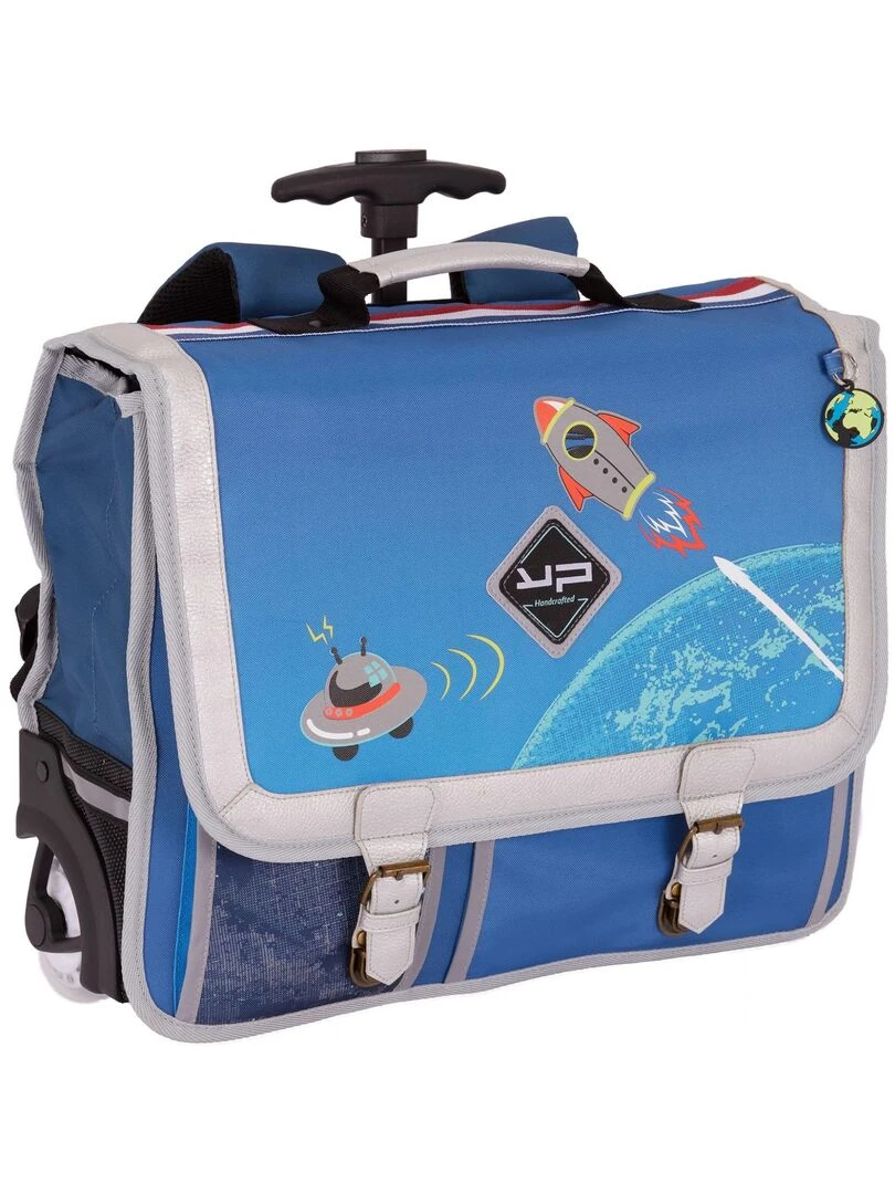 BODYPACK Cartable à roulettes 41 cm Objectif Lune Bleu