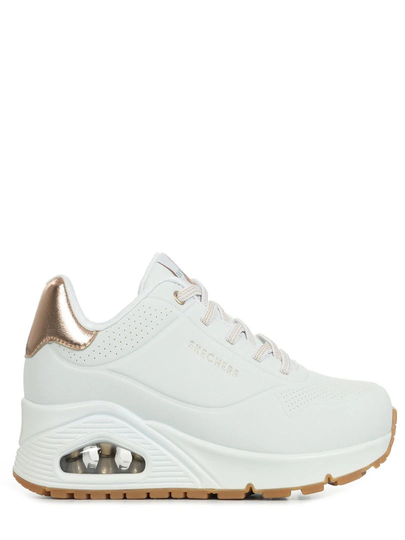 Baskets Uno Blanc Doré