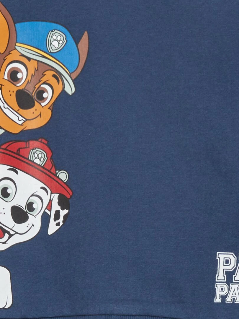 Sweat imprimé 'Pat'patrouille' Bleu Marine