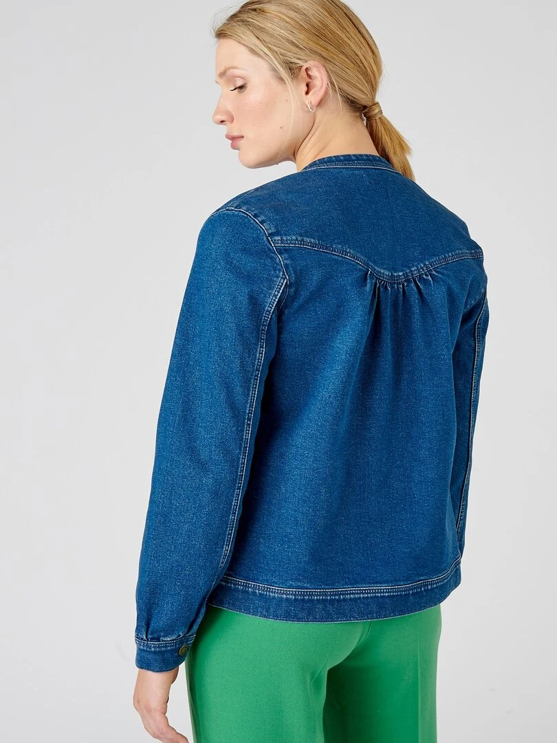 Veste en jean   Damart   Bleu