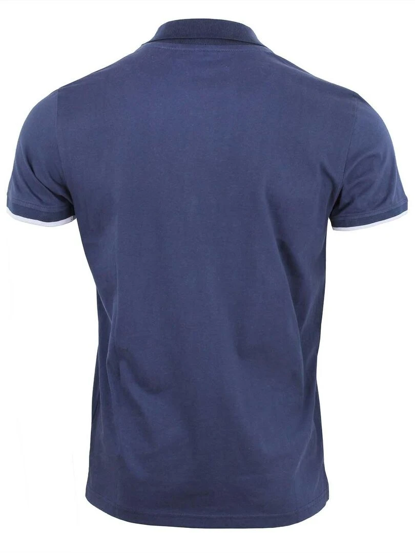 Polo manches courtes homme CEROCE PEAK MOUNTAIN Bleu marine