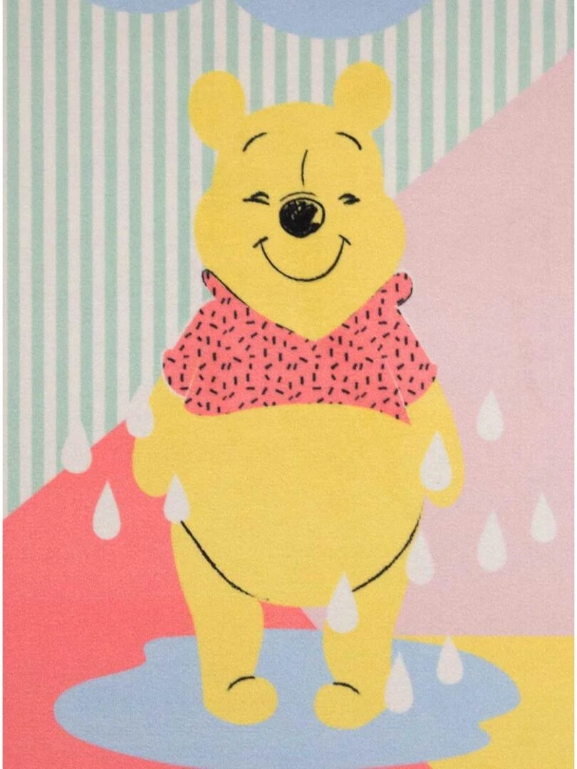 Tapis enfant WINNIE 06 SPLASH Multicolore 95x125 Fait en Europe en nylon Multicolore
