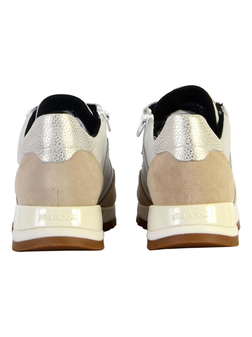 Basket Cuir Geox Tabelya   Blanc