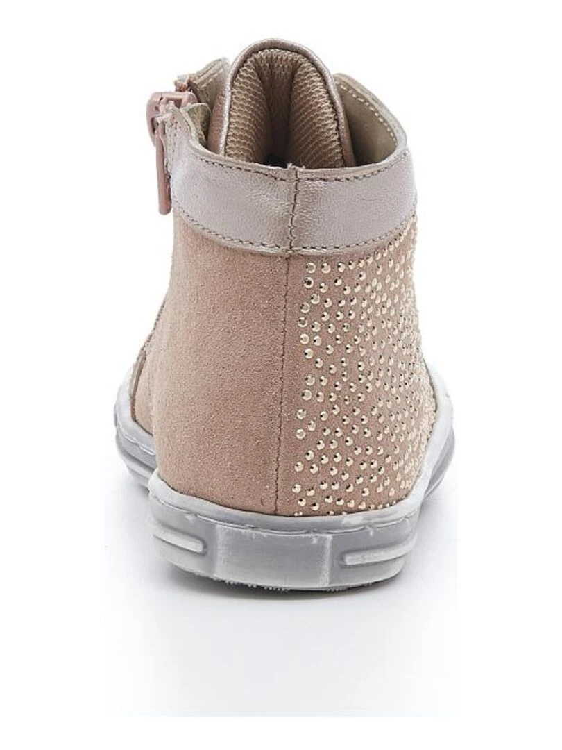 Sneakers hautes Cuir Circa   Beige