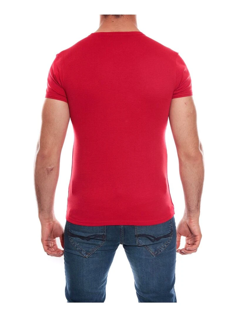 T SHIRT WARLOF II   Rouge