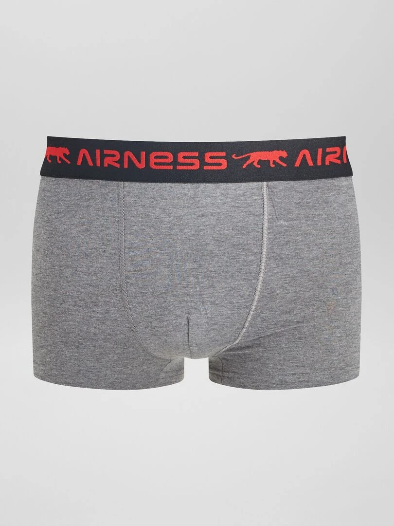 Lot de 3 boxers 'Airness' Rouge/noir/gris