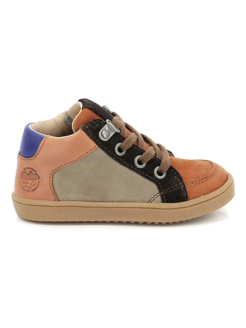 Sneakers hautes Cuir Woucity Marron