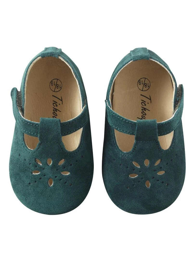 Salomé cuir souple   Vert