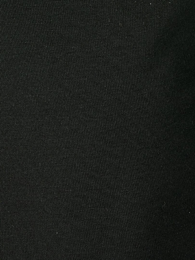 T shirt manches courtes fine côte guipure Thermolactyl   Damart   Noir