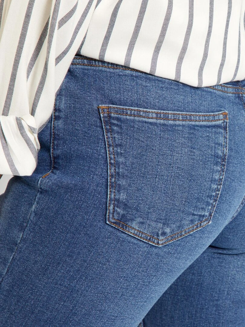 Jean regular taille haute   L30   Stone