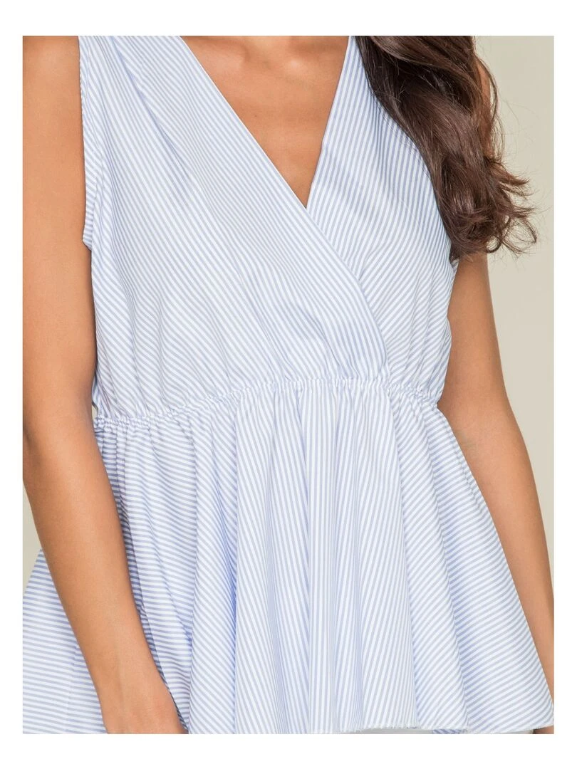 Top rayé FENOUIL   Bleu