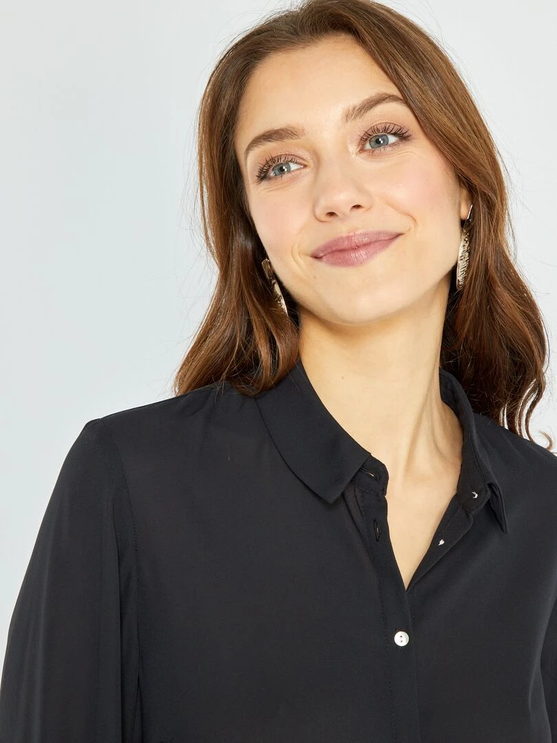 Chemise fluide   noir