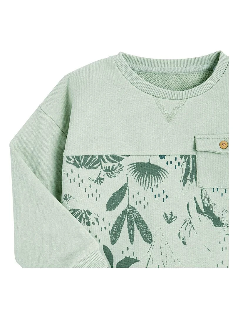 Sweat shirt garçon Savane   Kaki