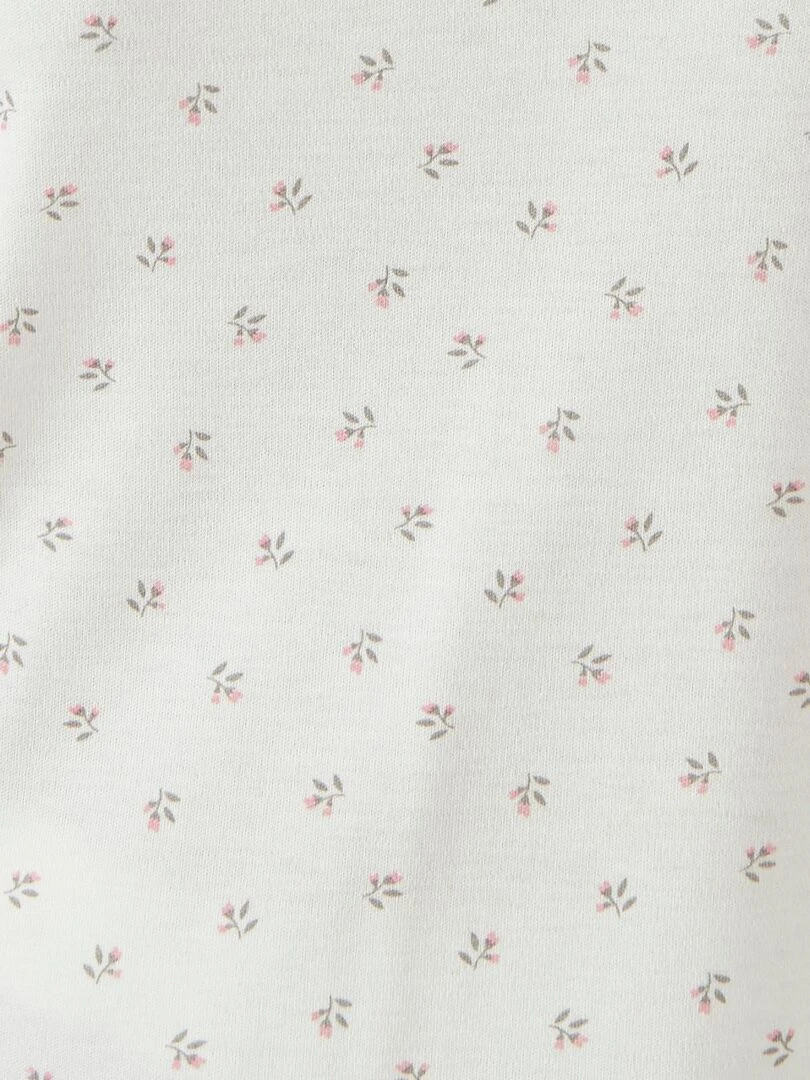 Pyjama manches longues maille interlock Thermolactyl   Damart   Blanc Ecru