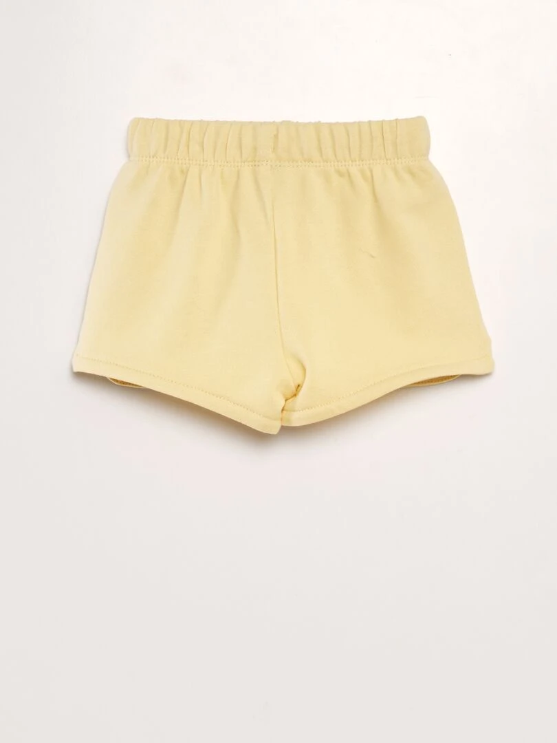 Short en french terry Jaune