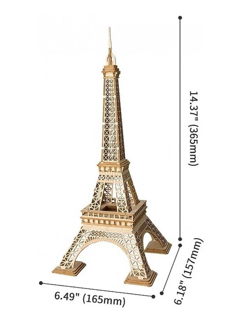 Puzzle en bois 3D Tour Eiffel N/A