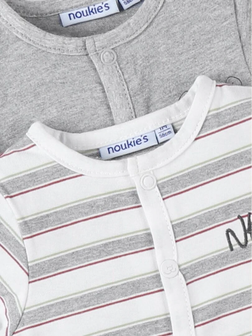 Set de 2 combishorts en jersey  clair/écru   Noukie's   Vert